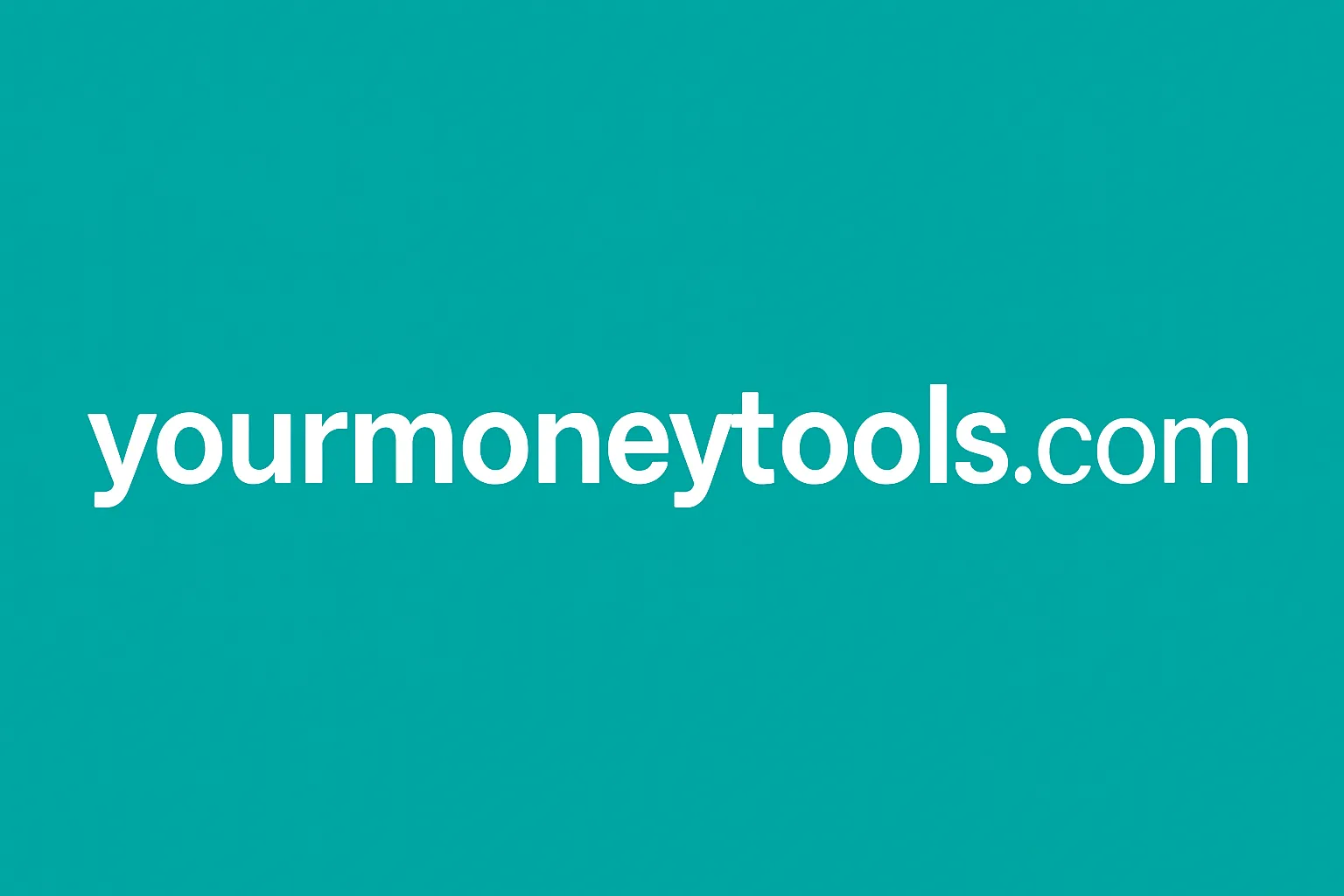 Free financial calculators to help you save better | yourmoneytools.com